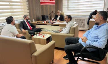 Deva Partisi Konya İl Başkanlığı'ndan gazetemize hayırı olsun ziyareti...