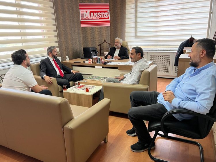 Deva Partisi Konya İl Başkanlığı'ndan gazetemize hayırı olsun ziyareti...
