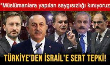 Ortadoğu’da  havanın iyiden iyiye ısınması ve  İsrail’in saldırılar yapması sonrasında Türkiye’den sert tepki geldi. Milli Savunma Bakanı Hulusi Akar. Muhalefetten de tepki büyük oldu