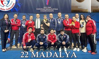 AVRUPA HALTERİNE TÜRKİYE DAMGASI