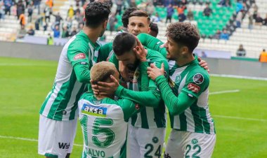 KONYASPOR  TRABZON’U DEVİRDİ :2-1