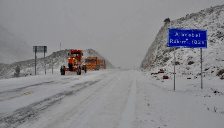 NİSAN’IN SONUNDA KAR YAĞDI…