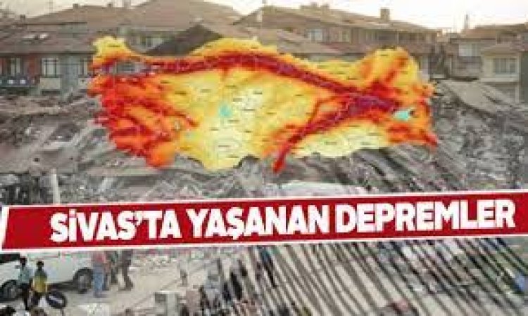 Sivas'ta 4,3 büyüklüğünde deprem