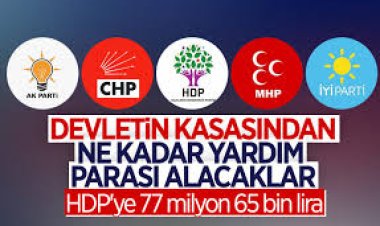 Hangi parti ne kadar Hazine yardımı alacak!
