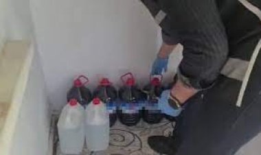 Konya'da sahte alkol üreten baba ve 2 oğlu yakalandı