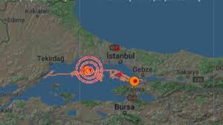 Marmara Denizi'nde 3.8 büyüklüğünde deprem