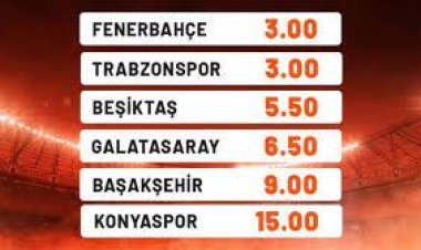 Süper Lig'de şampiyonluk oranları güncellendi!