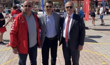 AHMET ESER, HAYDAR ALİYEV’İ AĞIRLADI