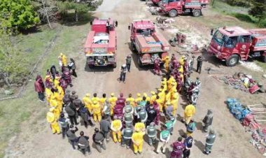 Beyşehir'de yangın işçilerinin işbaşı eğitimleri tamamlandı