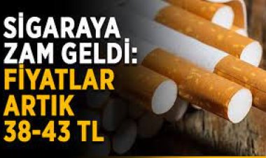 Sigaraya 5 lira zam geldi!
