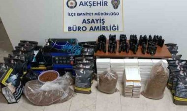 Konya'da kaçak tütün operasyonu: 2 tutuklama