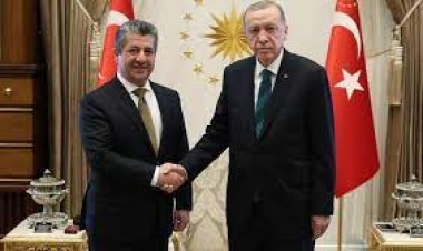Erdoğan, Barzani’yi kabul etti