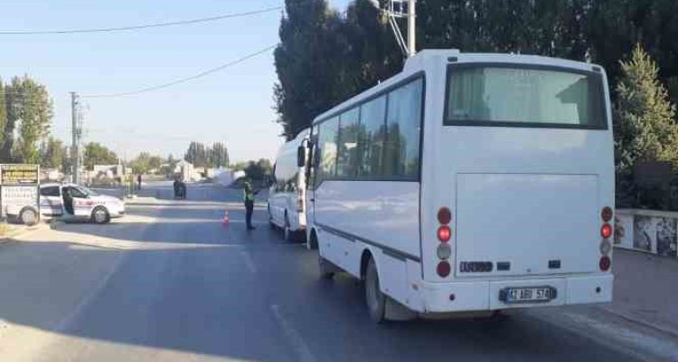 Konya'da jandarma trafikten yaz denetimi