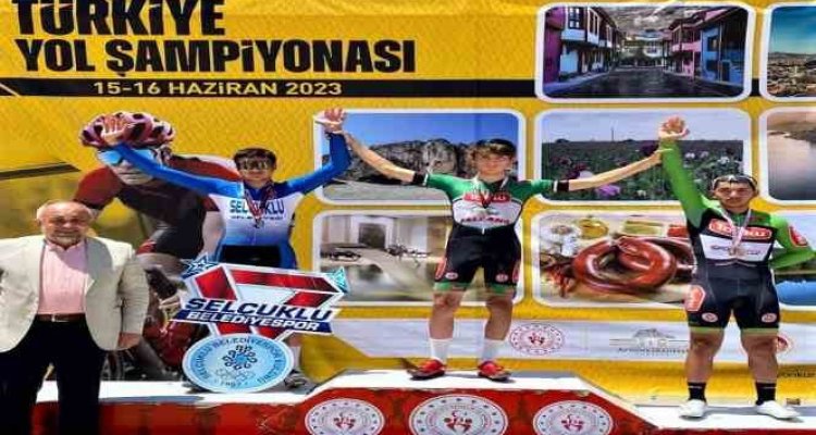 Torku Şekersporlu pedallardan üç şampiyonluk