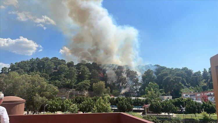 Antalya'da orman yangını başladı