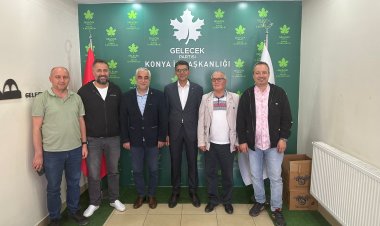 GELECEK PARTİSİNE ZİYARETTE BULUNDUK