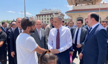 İçişleri Bakanı Yerlikaya memleketi Konya'da