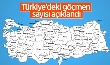 Göçmen sayısı açıklandı