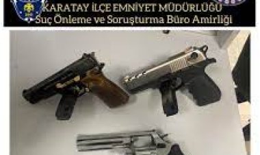 25 silah ele geçirildi