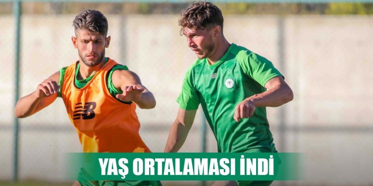 Konyaspor'da takımın yaş ortalaması gençleşti