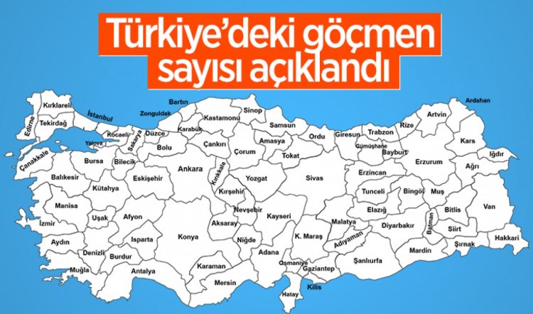 Göçmen sayısı açıklandı