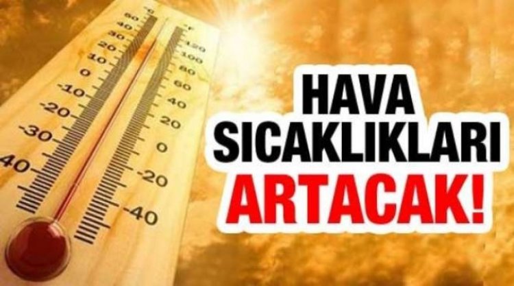 Hava sıcaklığı yükseliyor