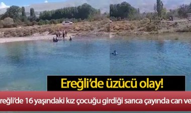 Genç kız , gölette boğuldu