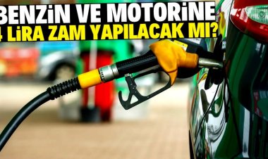 Benzin ve motorine beklenen  4 lira zamla ilgili net açıklama!