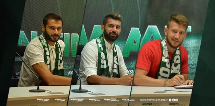 KONYASPOR’DA 3 İMZA YOLDA