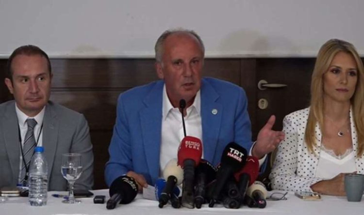 Muharrem İnce  açıkladı: ‘Memleket Partisi olarak yarışacağız’