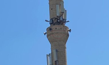 MİNARE BAZ İSTASYONU OLDU