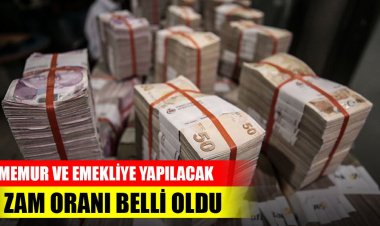 Memur ve emekliye yapılacak zam oranı belli oldu