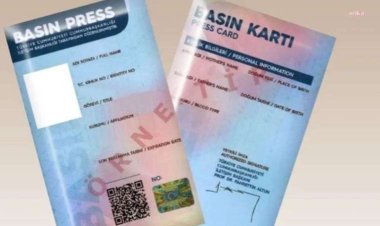 Basın kartları resmi kimlik kartı yerine geçebilecek