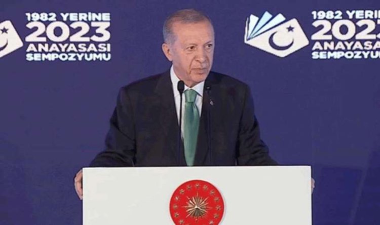 Erdoğan'dan yeni anayasa açıklaması