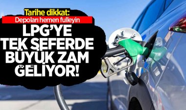 Depoları hemen fulleyin