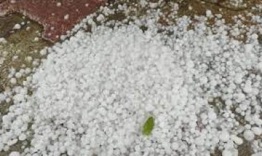 AHIRLI İLÇESİNİ DOLU VURDU