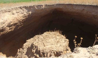 Konya’da yeni bir obruk meydana geldi