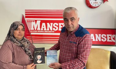 ŞAİR ŞERİFE BOZOĞLAN Gazetemizi ziyaret  etti