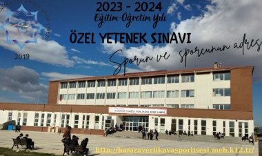 YETENEK SINAVI İLE ÖĞRENCİ ALINACAK