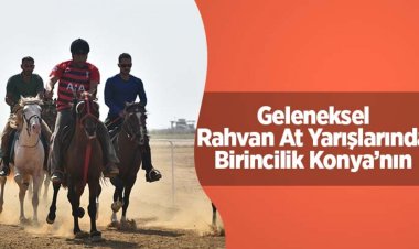 14. Geleneksel Rahvan At Yarışların'da birincilik Konya'nın