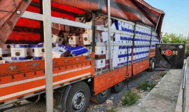 15 milyon 550 bin doldurulmuş sigara ve makaron  bulundu