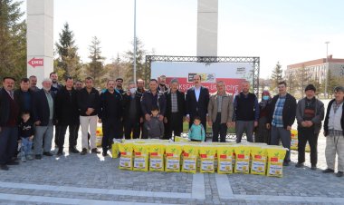 Konya Büyükşehirden çiftçiye,  Macar fiği ve korunga tohumu desteği