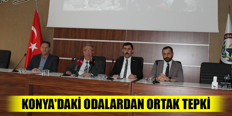 Konya'daki odalardan ortak tepki