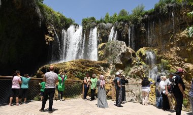Yerköprü Şelalesi Konya’nın yeni cazibe merkezi oldu