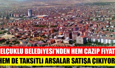 Selçuklu Belediyesi'nden hem cazip fiyatlı hem de taksitli arsalar satışa çıkıyor!