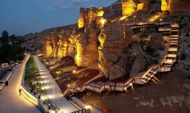 Meram'da Kızlar Kayası turizme açıldı