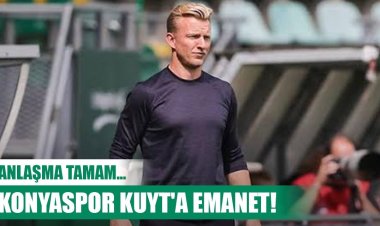 KONYASPOR KUYT İLE  ANLAŞTI