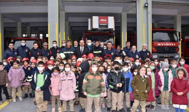 1.sınıf öğrencilerine yangın ve doğal afetler eğitimi