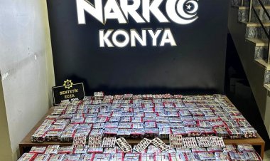 Konya’da uyuşturucu tacirlerine operasyon: 11 gözaltı