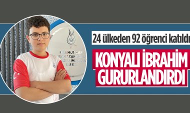 24 ülkeden 92 öğrenci katıldı